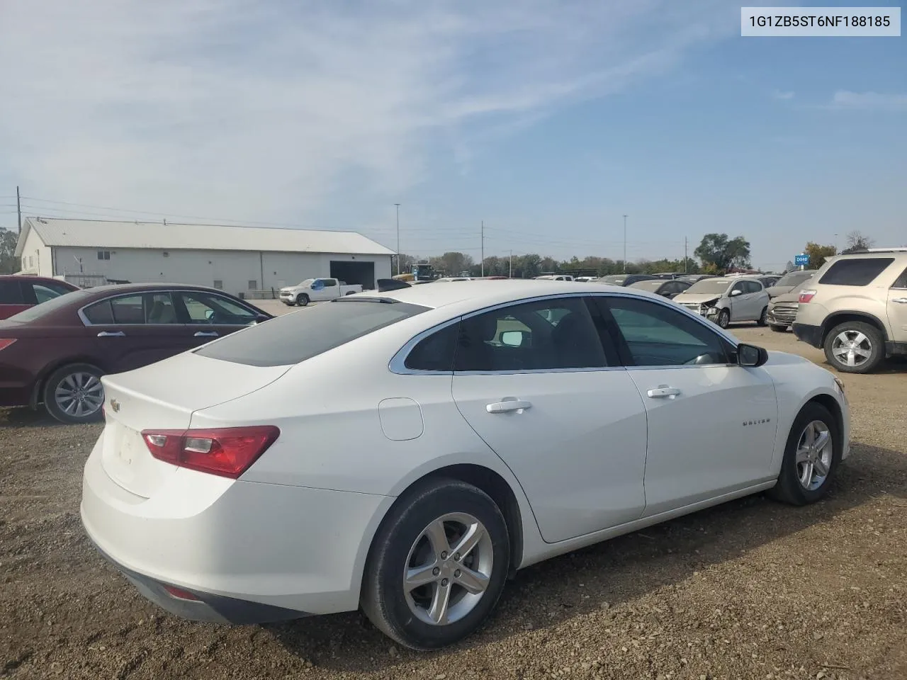 2022 Chevrolet Malibu Ls VIN: 1G1ZB5ST6NF188185 Lot: 75522974