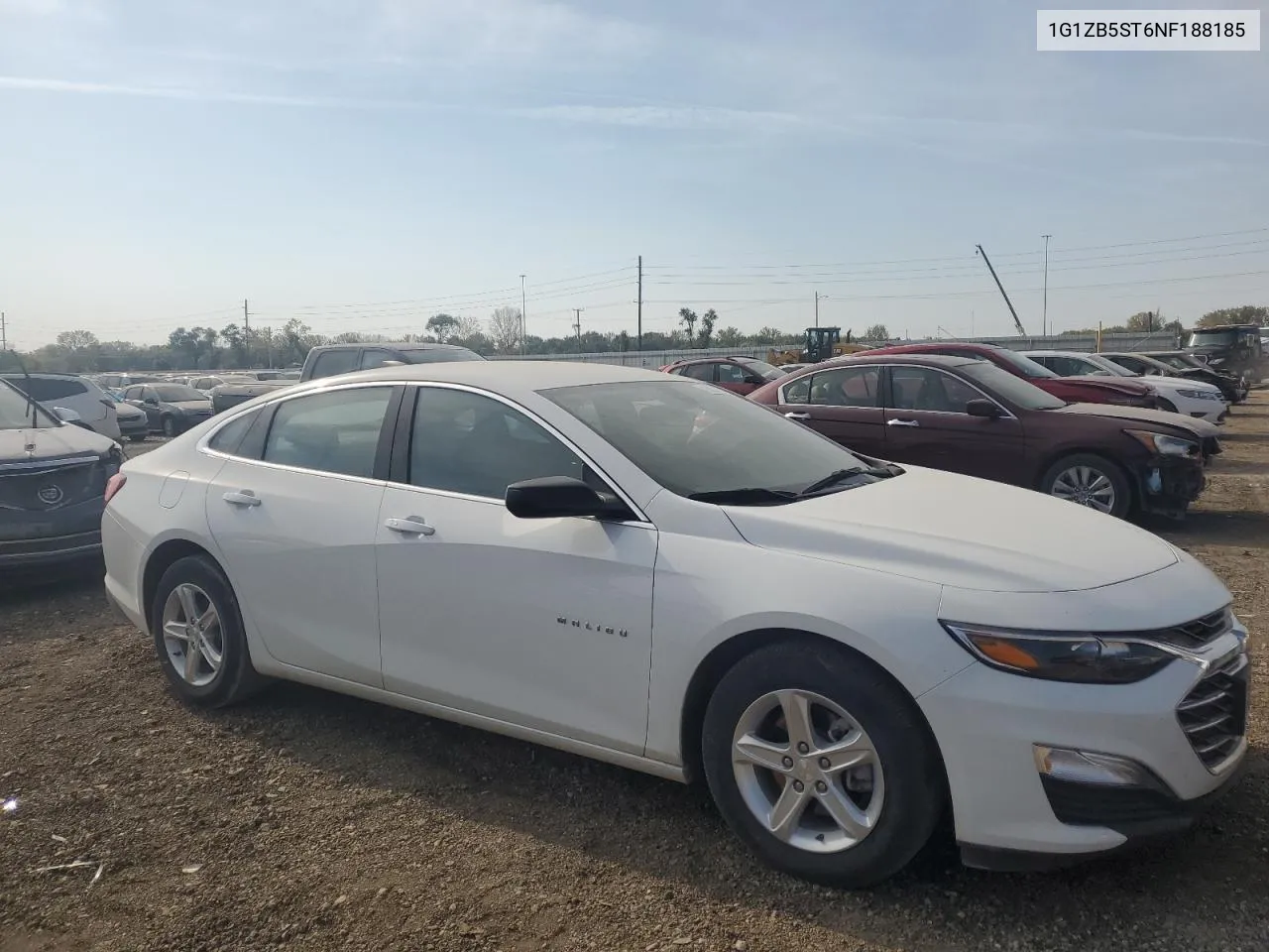 2022 Chevrolet Malibu Ls VIN: 1G1ZB5ST6NF188185 Lot: 75522974