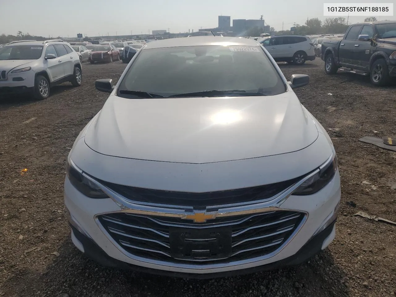 2022 Chevrolet Malibu Ls VIN: 1G1ZB5ST6NF188185 Lot: 75522974