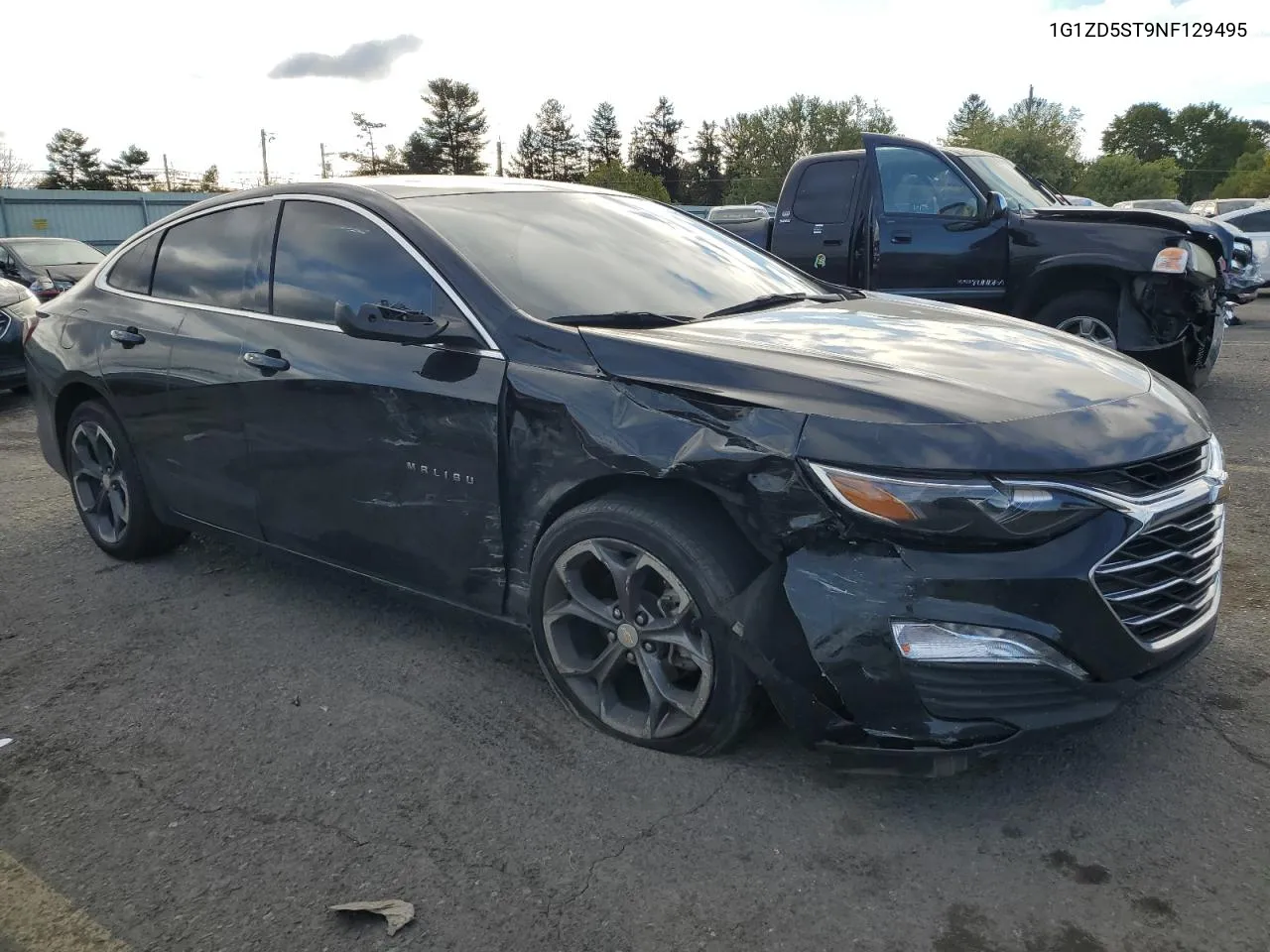 2022 Chevrolet Malibu Lt VIN: 1G1ZD5ST9NF129495 Lot: 75668254