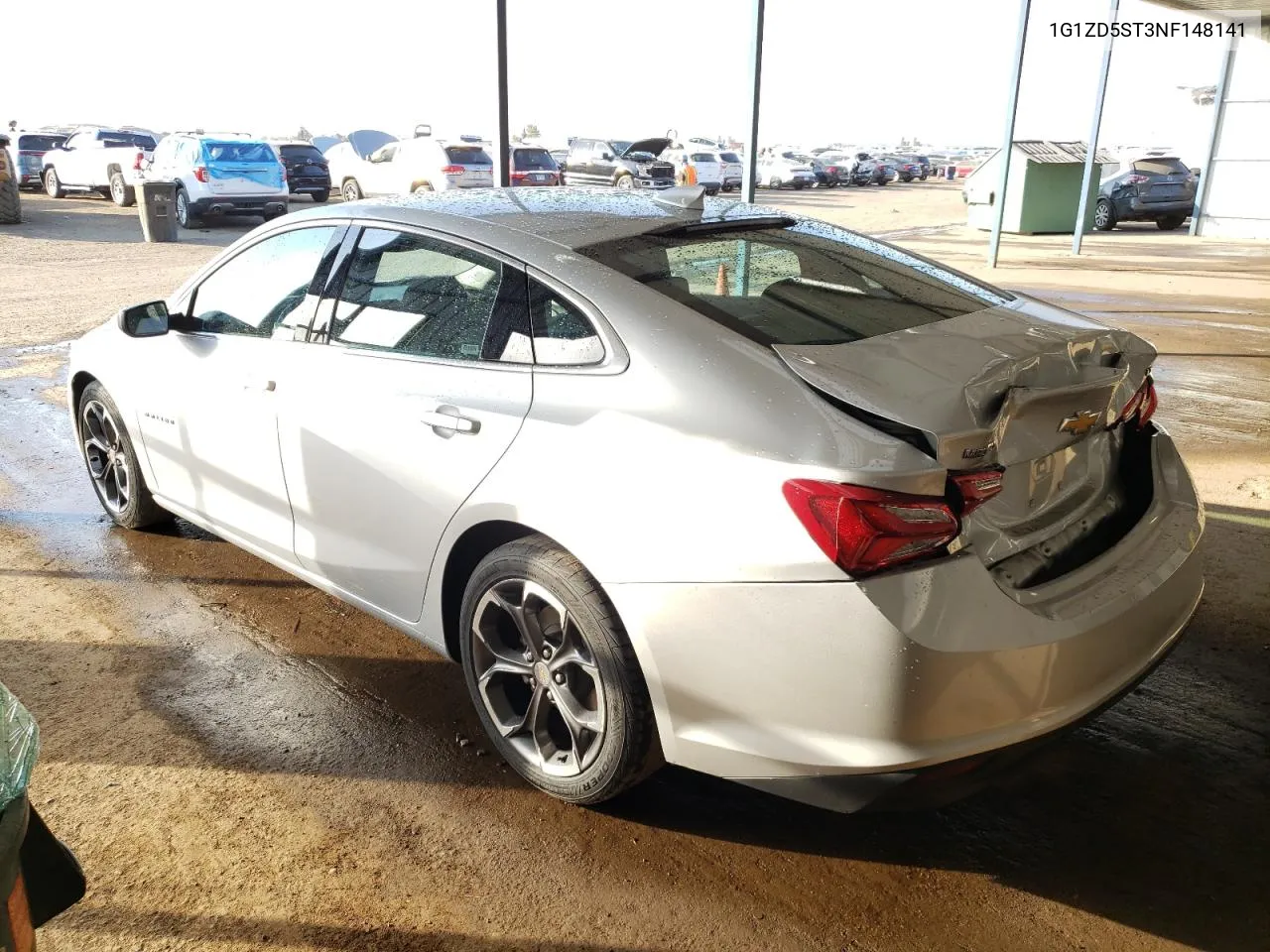 2022 Chevrolet Malibu Lt VIN: 1G1ZD5ST3NF148141 Lot: 75841424