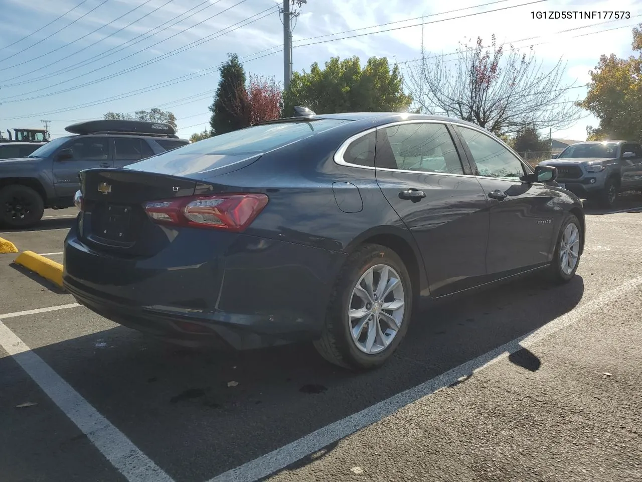 2022 Chevrolet Malibu Lt VIN: 1G1ZD5ST1NF177573 Lot: 75911934