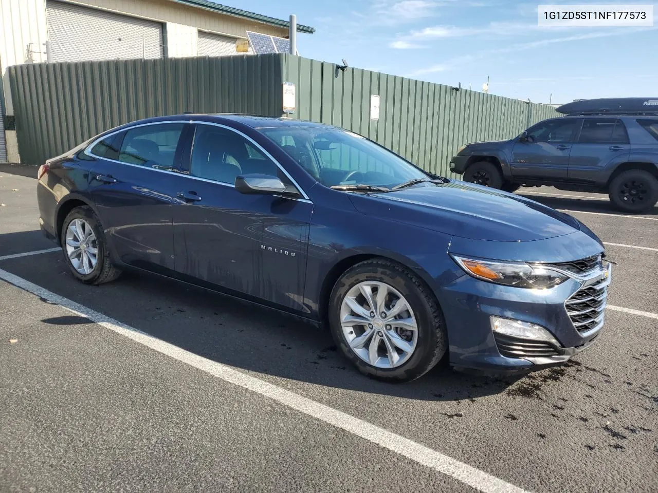 2022 Chevrolet Malibu Lt VIN: 1G1ZD5ST1NF177573 Lot: 75911934