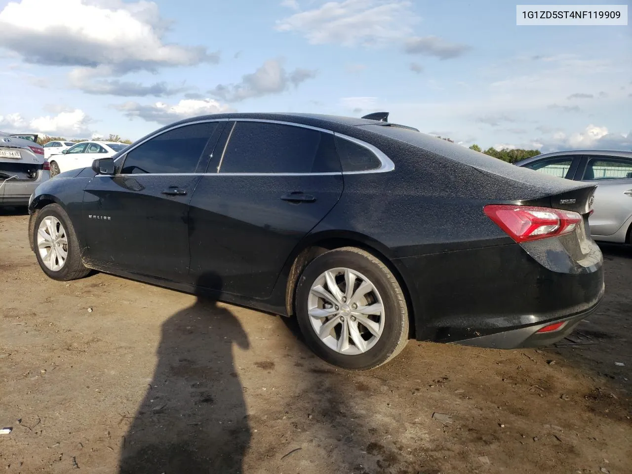 2022 Chevrolet Malibu Lt VIN: 1G1ZD5ST4NF119909 Lot: 75982584