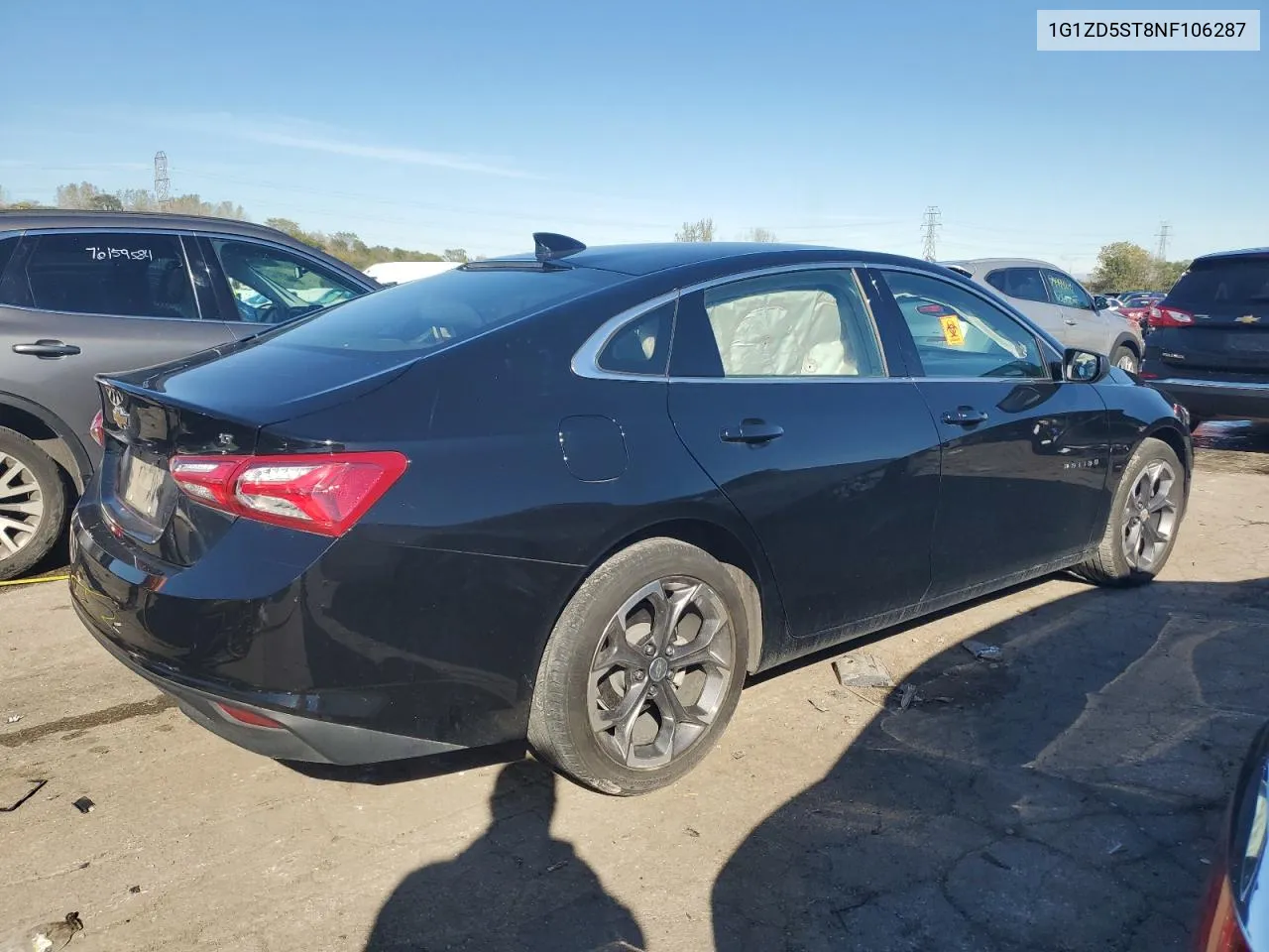 1G1ZD5ST8NF106287 2022 Chevrolet Malibu Lt