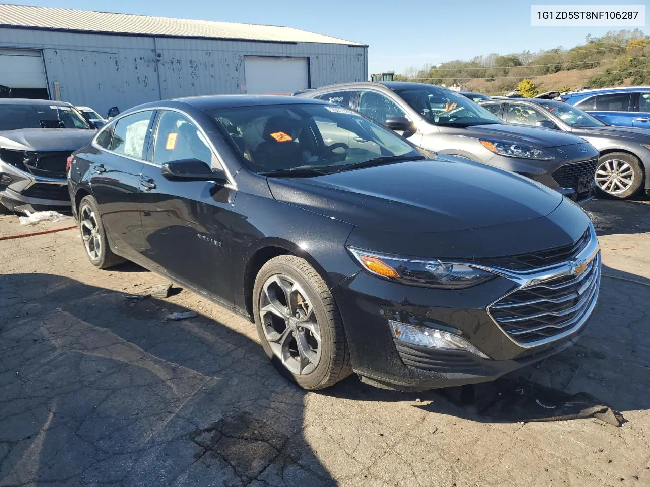 2022 Chevrolet Malibu Lt VIN: 1G1ZD5ST8NF106287 Lot: 76011264