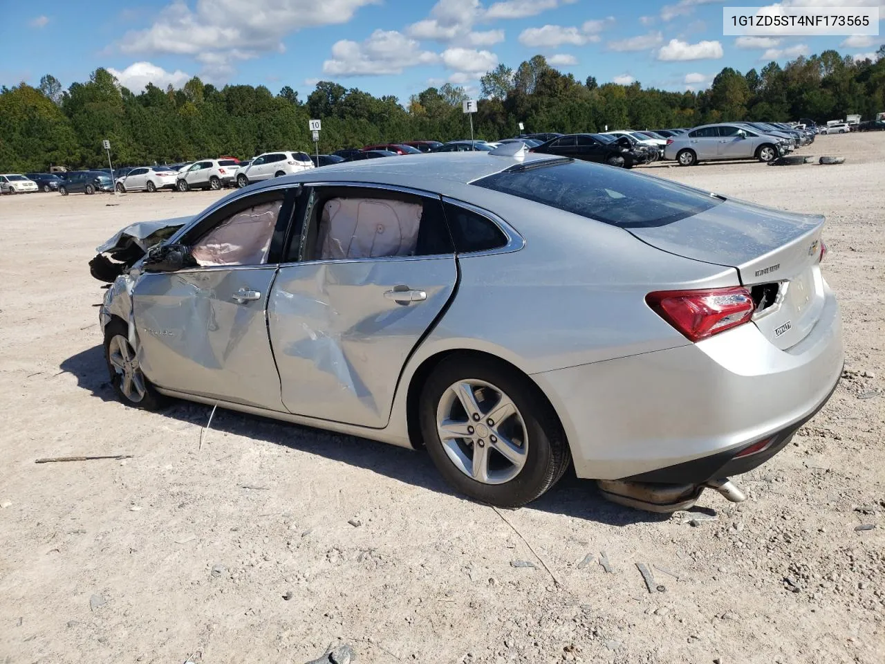 2022 Chevrolet Malibu Lt VIN: 1G1ZD5ST4NF173565 Lot: 76333684