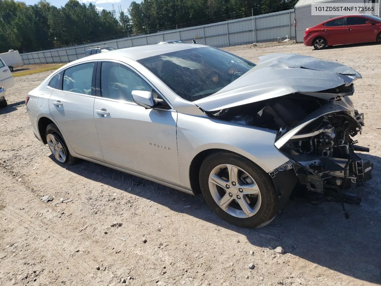 2022 Chevrolet Malibu Lt VIN: 1G1ZD5ST4NF173565 Lot: 76333684