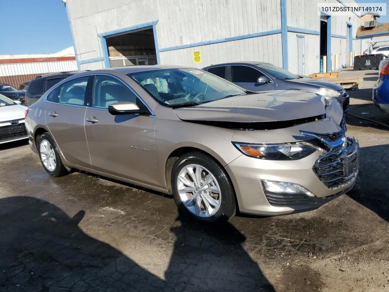 2022 Chevrolet Malibu Lt VIN: 1G1ZD5ST1NF149174 Lot: 76367644