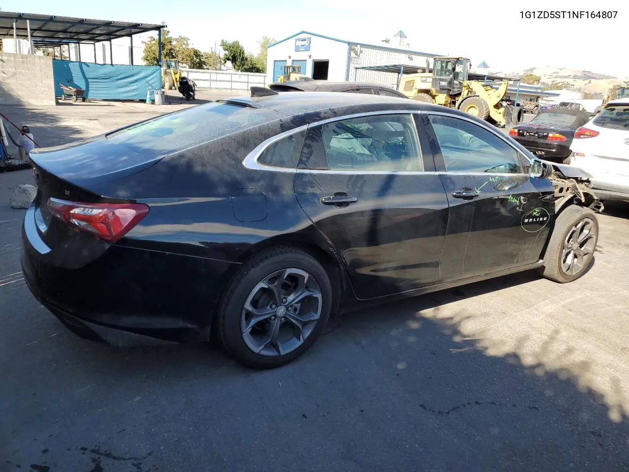 2022 Chevrolet Malibu Lt VIN: 1G1ZD5ST1NF164807 Lot: 76422214