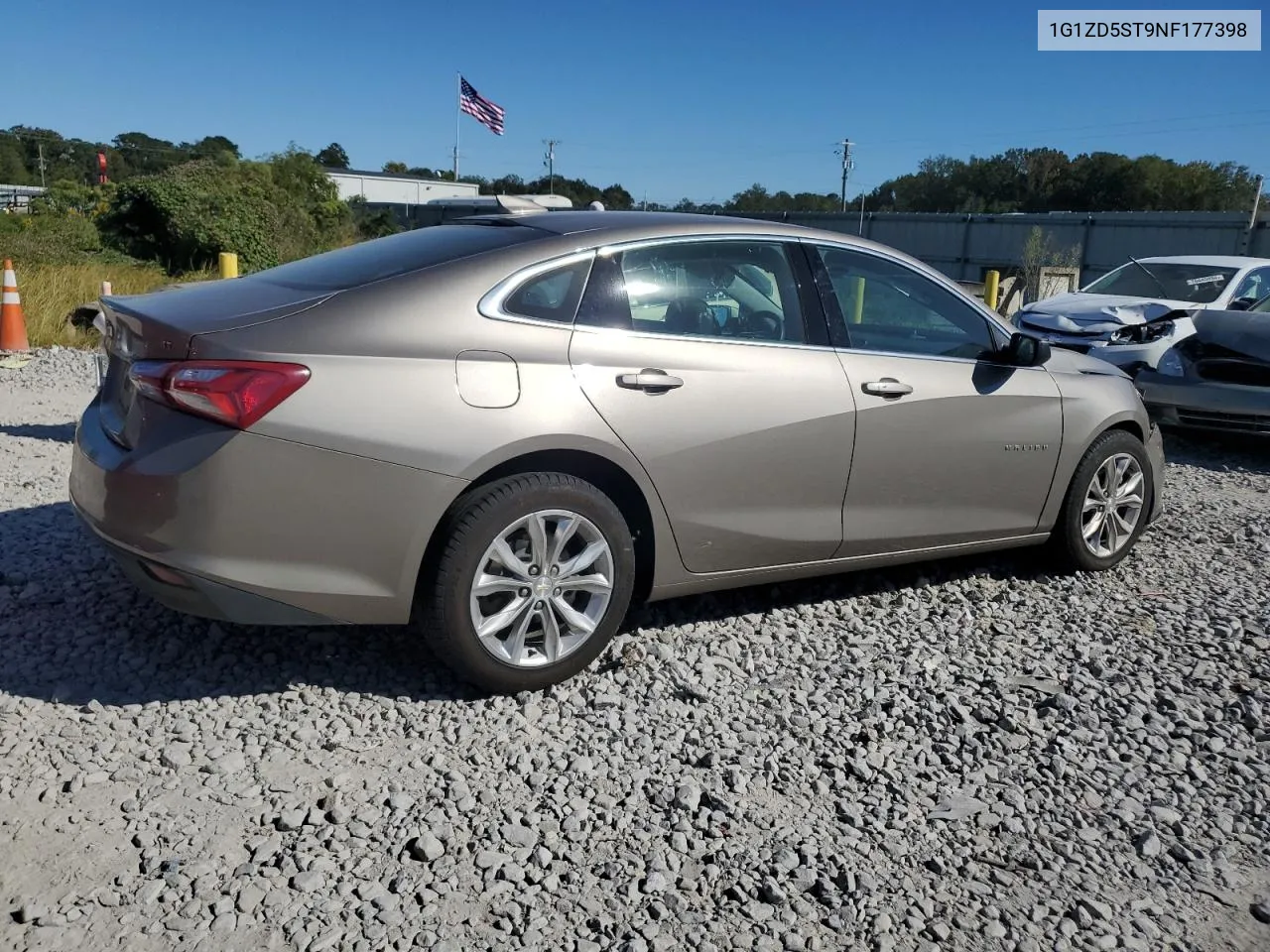 2022 Chevrolet Malibu Lt VIN: 1G1ZD5ST9NF177398 Lot: 76480404