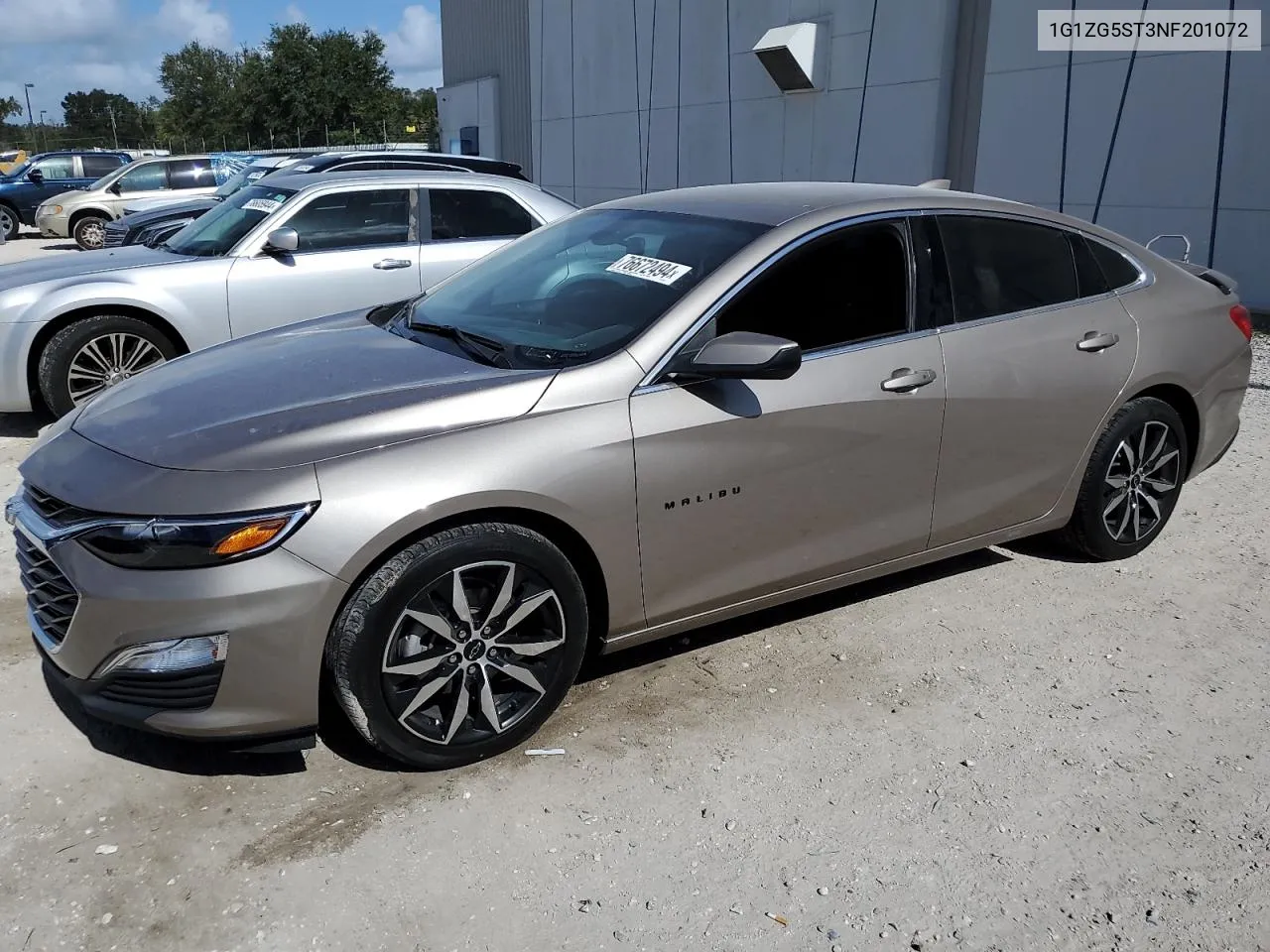 2022 Chevrolet Malibu Rs VIN: 1G1ZG5ST3NF201072 Lot: 76672494