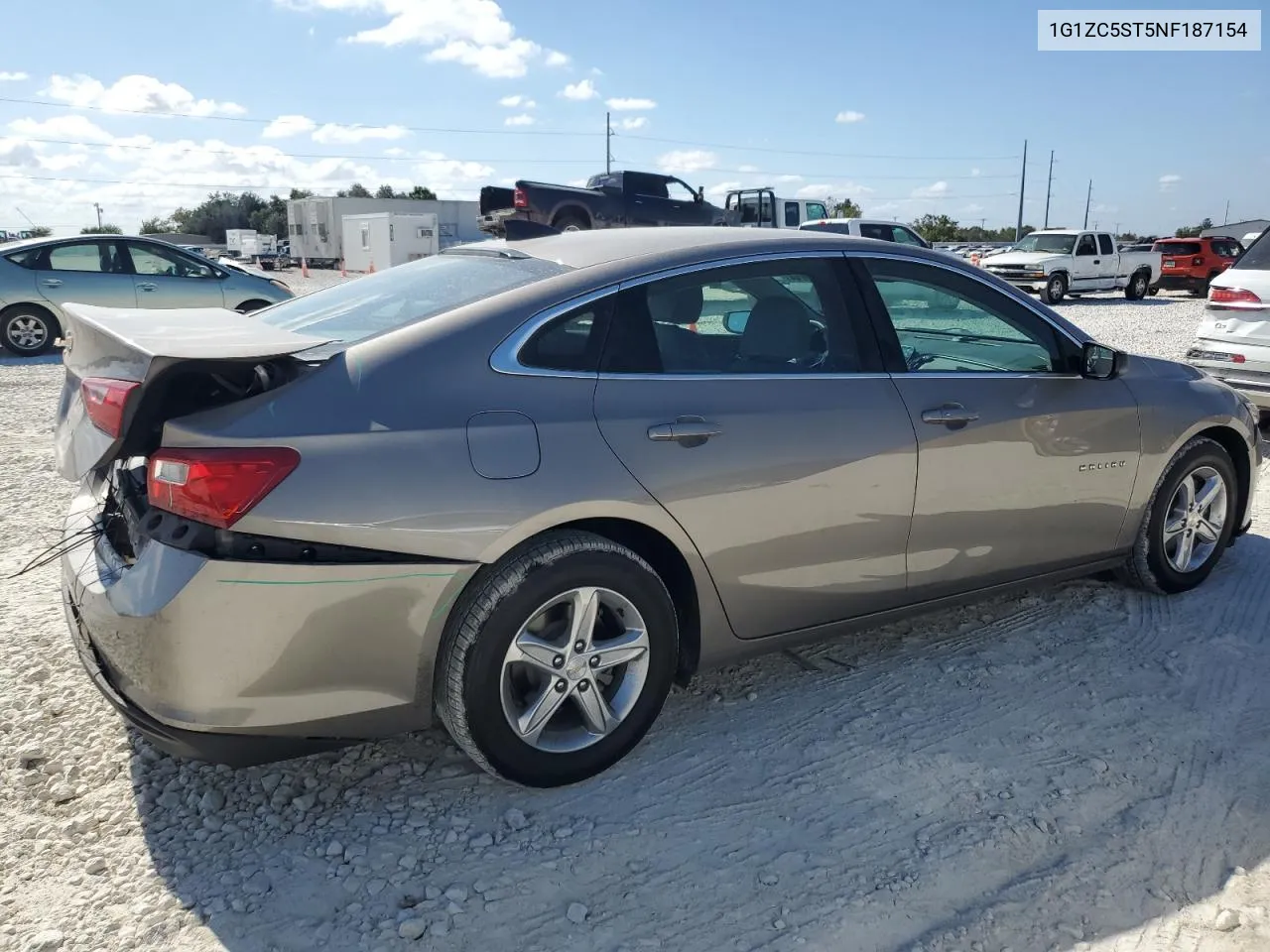 2022 Chevrolet Malibu Ls VIN: 1G1ZC5ST5NF187154 Lot: 76727744