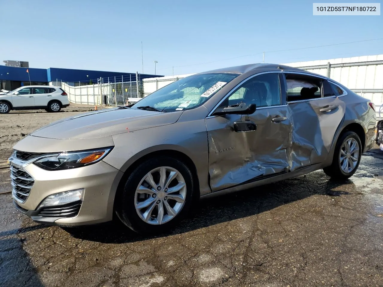 2022 Chevrolet Malibu Lt VIN: 1G1ZD5ST7NF180722 Lot: 76846434