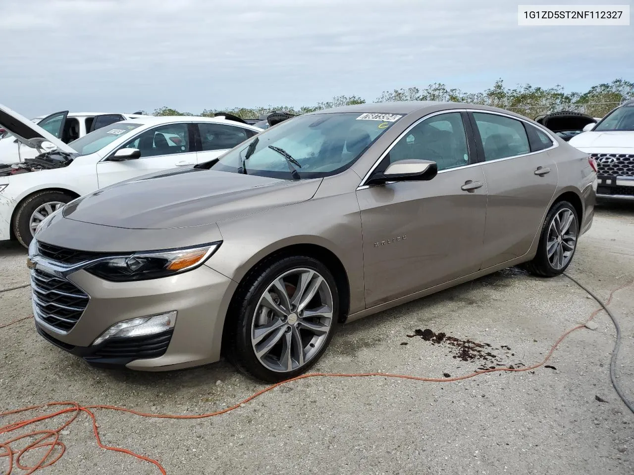 2022 Chevrolet Malibu Lt VIN: 1G1ZD5ST2NF112327 Lot: 76873304