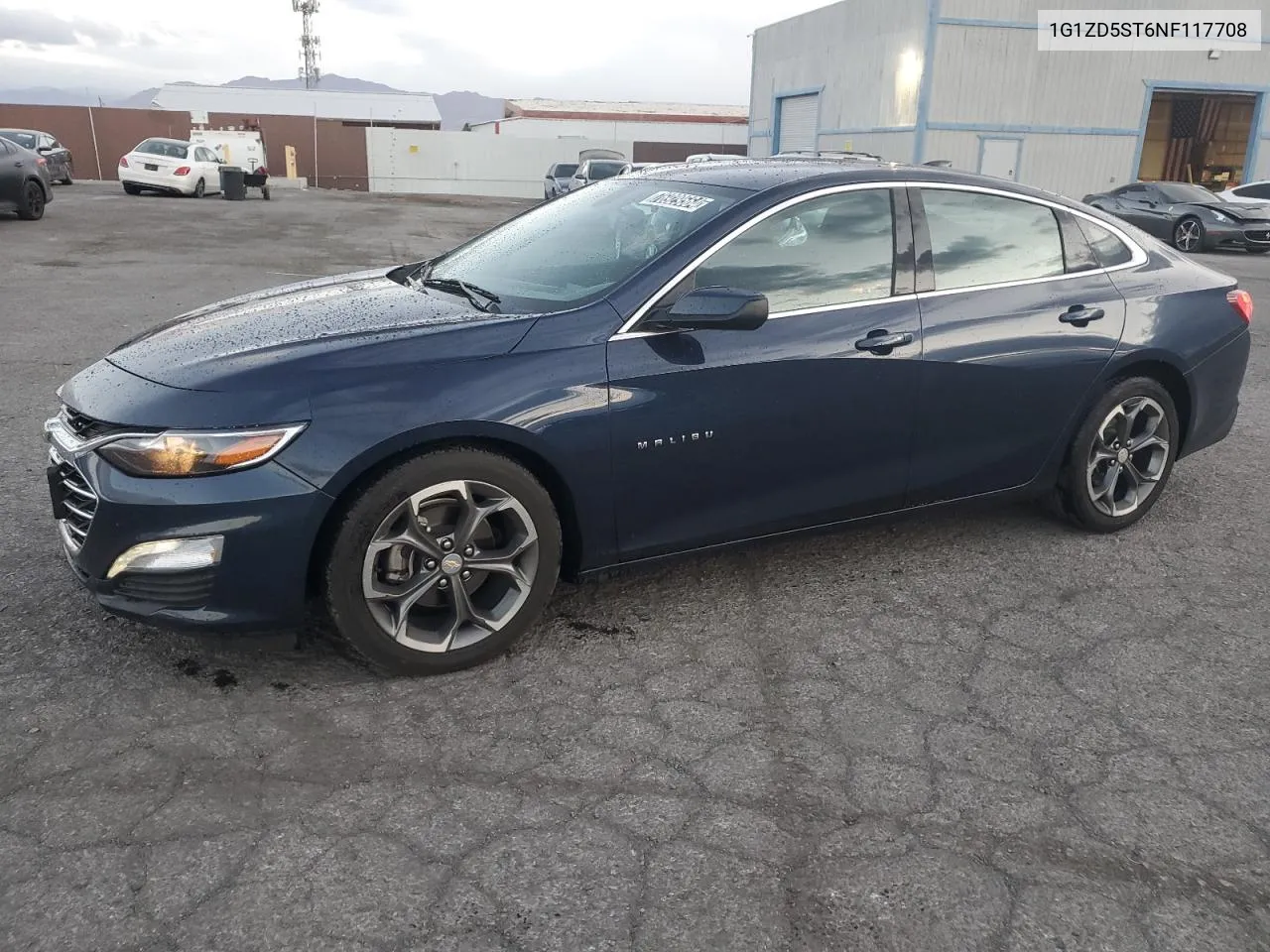 2022 Chevrolet Malibu Lt VIN: 1G1ZD5ST6NF117708 Lot: 76929564