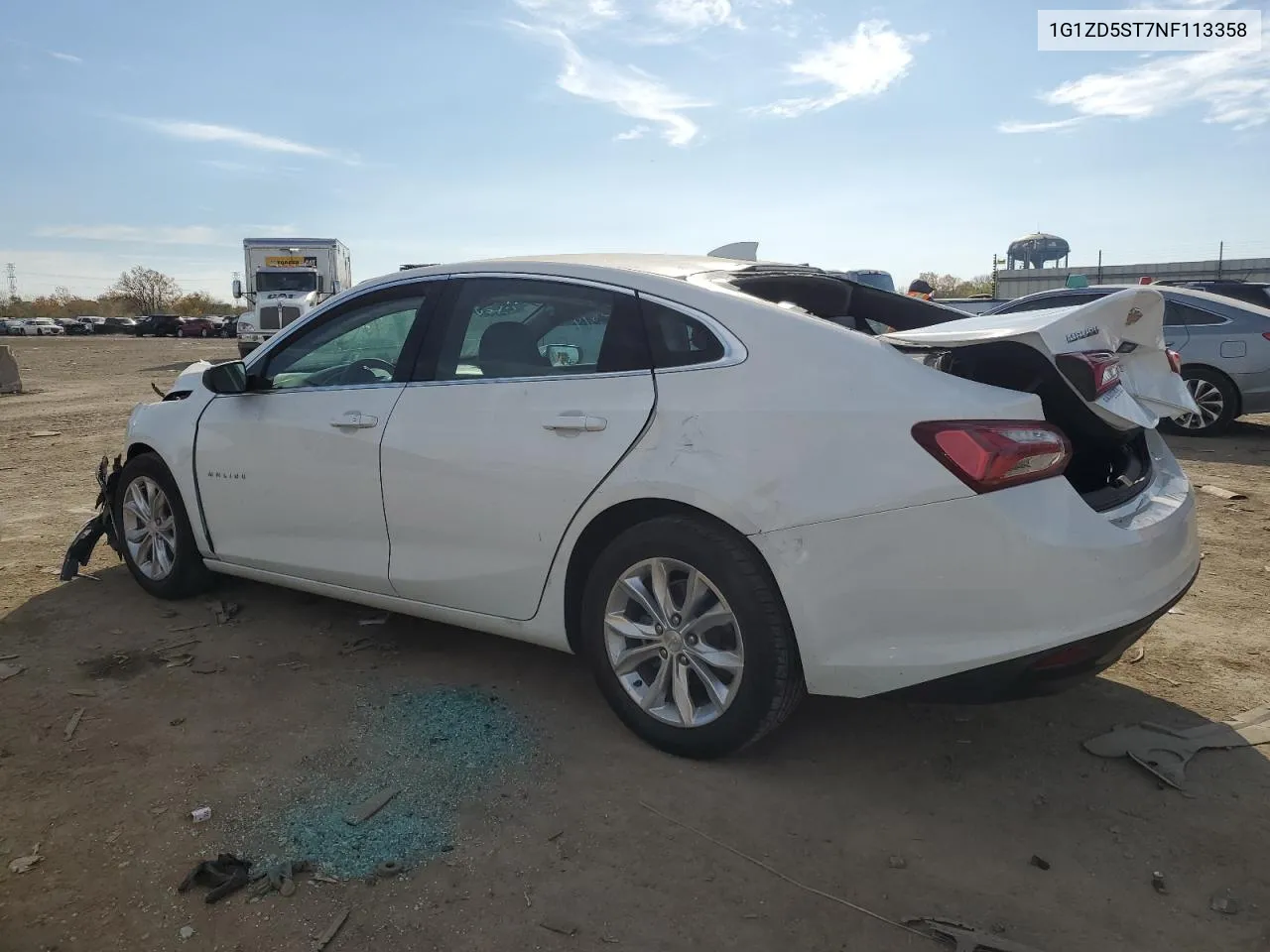 2022 Chevrolet Malibu Lt VIN: 1G1ZD5ST7NF113358 Lot: 76987724