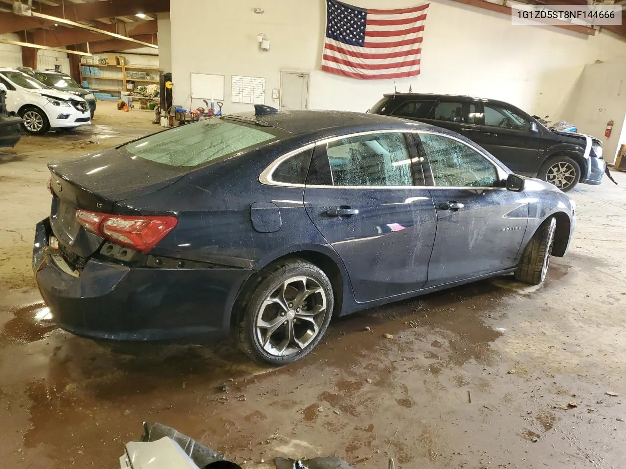 2022 Chevrolet Malibu Lt VIN: 1G1ZD5ST8NF144666 Lot: 77095074