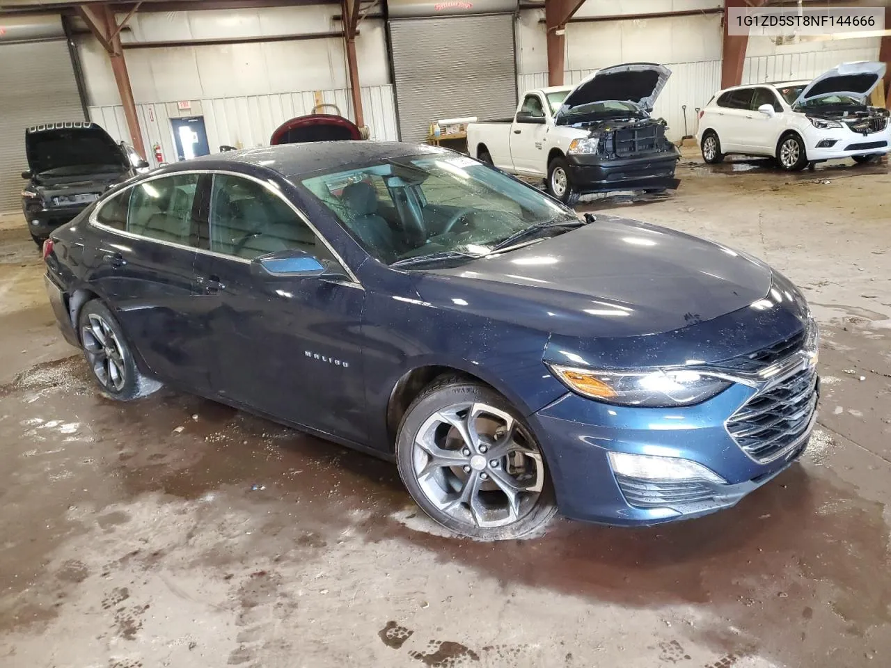 2022 Chevrolet Malibu Lt VIN: 1G1ZD5ST8NF144666 Lot: 77095074