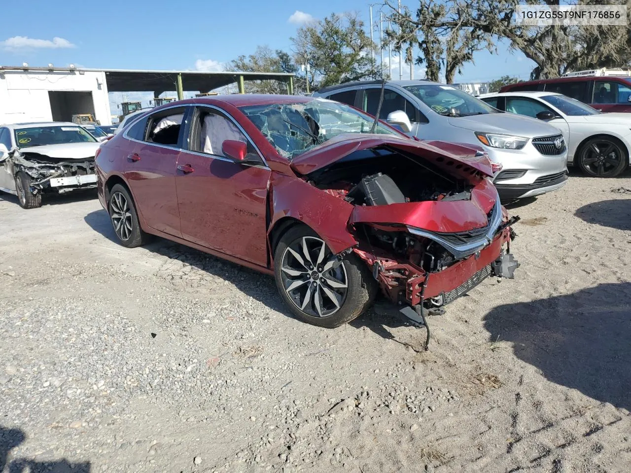 2022 Chevrolet Malibu Rs VIN: 1G1ZG5ST9NF176856 Lot: 77223824