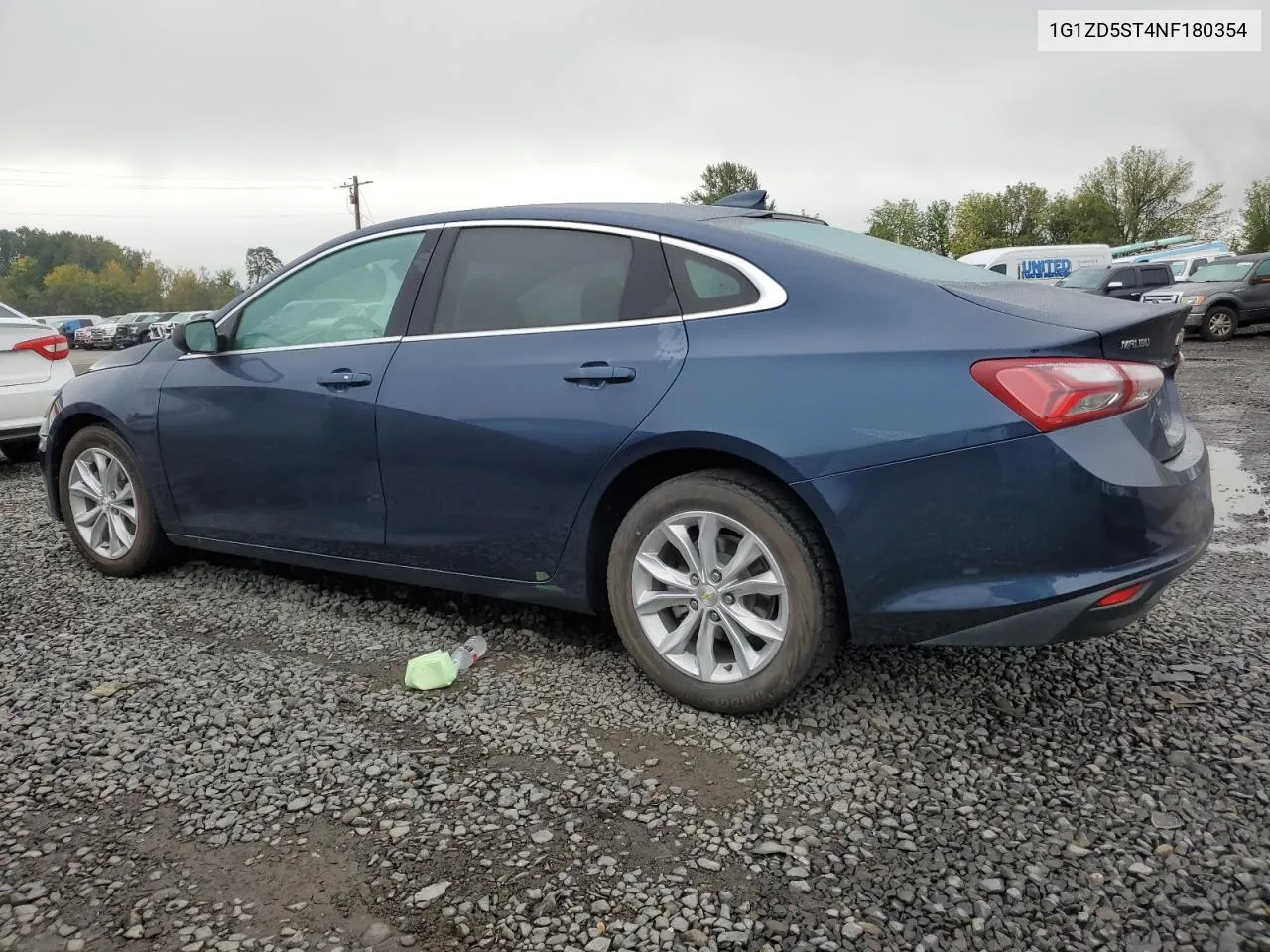 2022 Chevrolet Malibu Lt VIN: 1G1ZD5ST4NF180354 Lot: 77492704