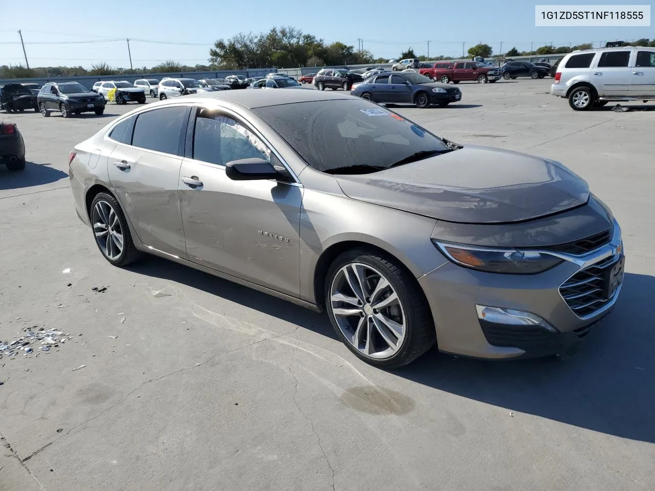 2022 Chevrolet Malibu Lt VIN: 1G1ZD5ST1NF118555 Lot: 77493744