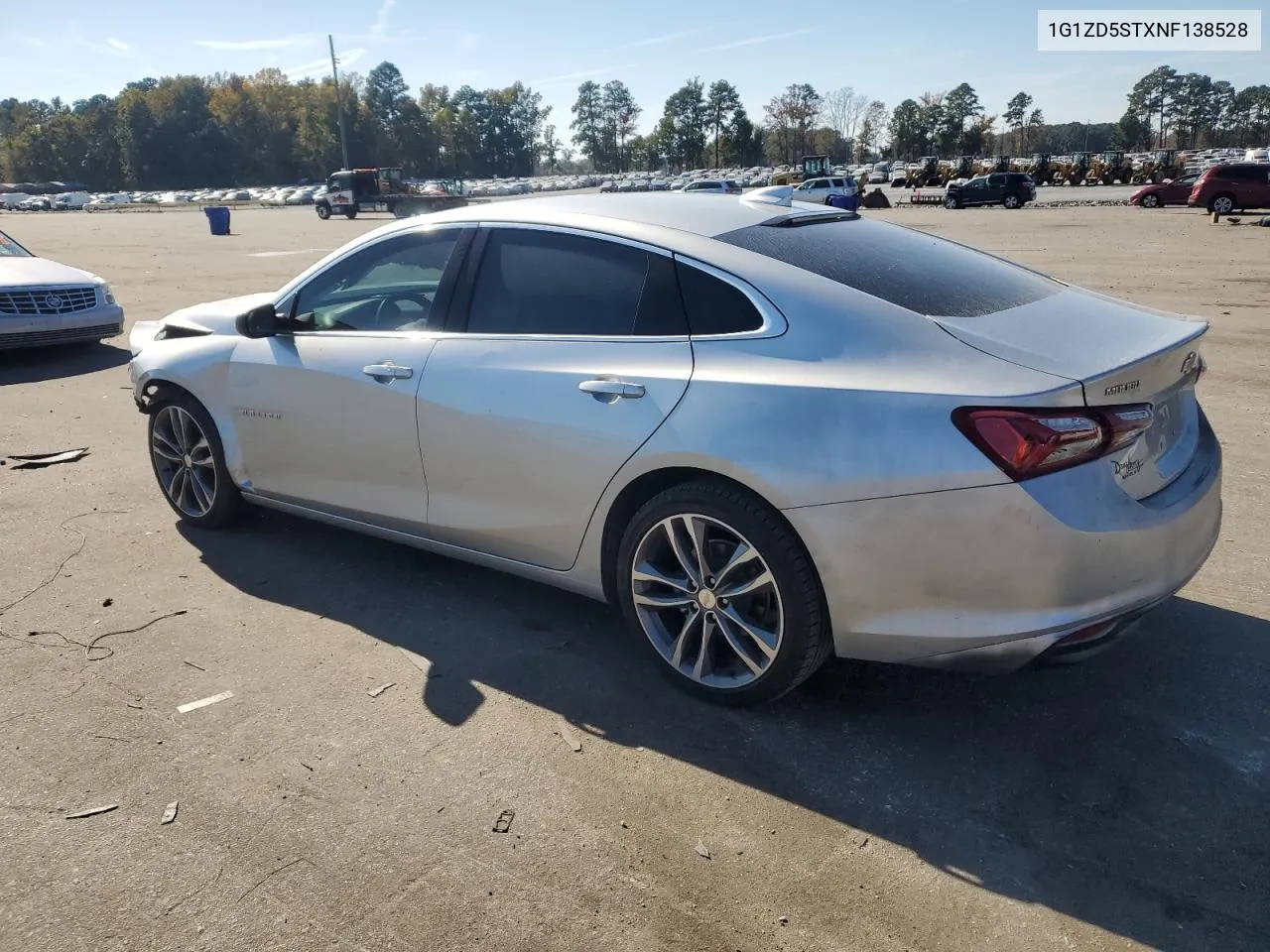 2022 Chevrolet Malibu Lt VIN: 1G1ZD5STXNF138528 Lot: 77760144