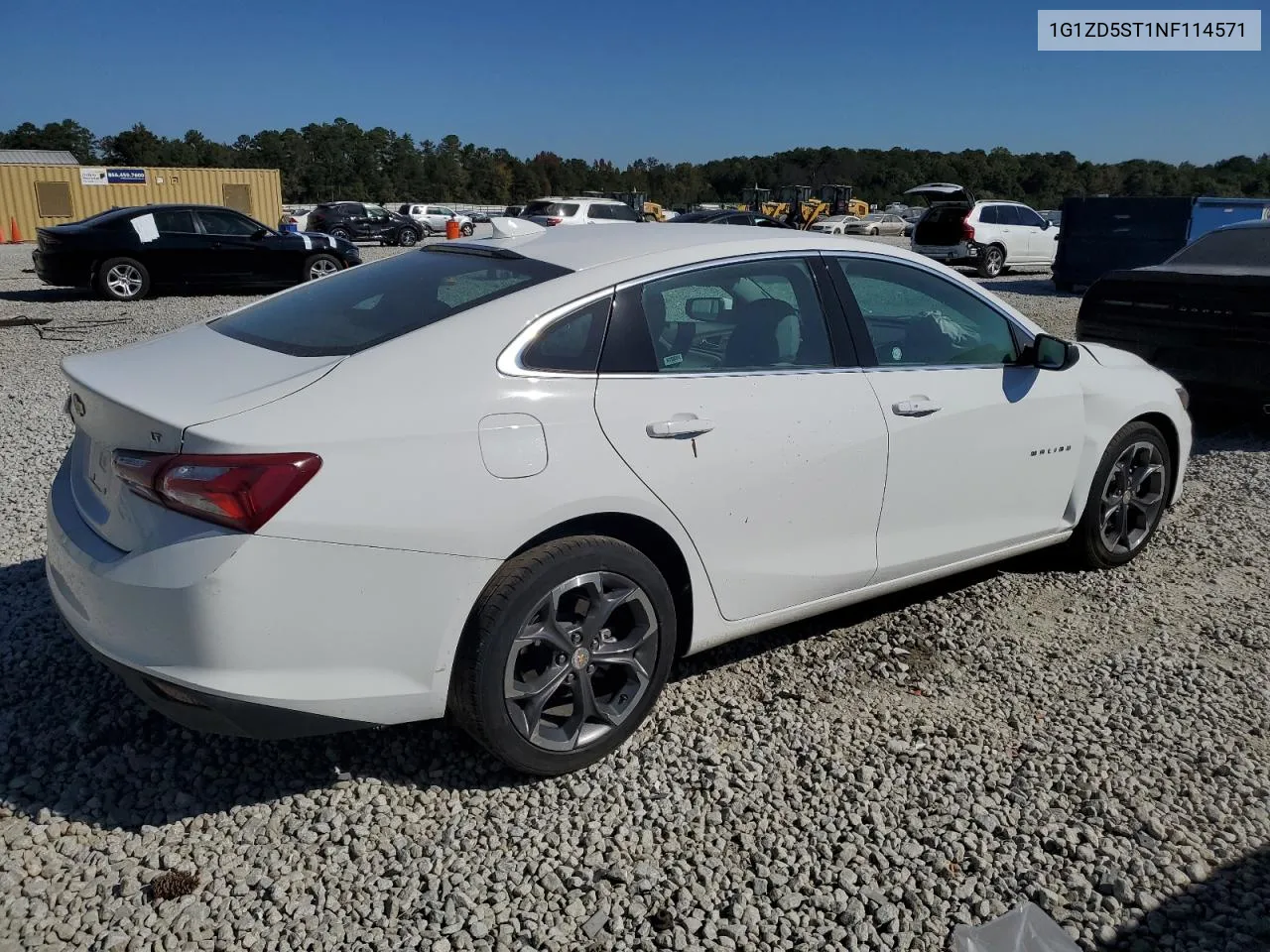 2022 Chevrolet Malibu Lt VIN: 1G1ZD5ST1NF114571 Lot: 77793754