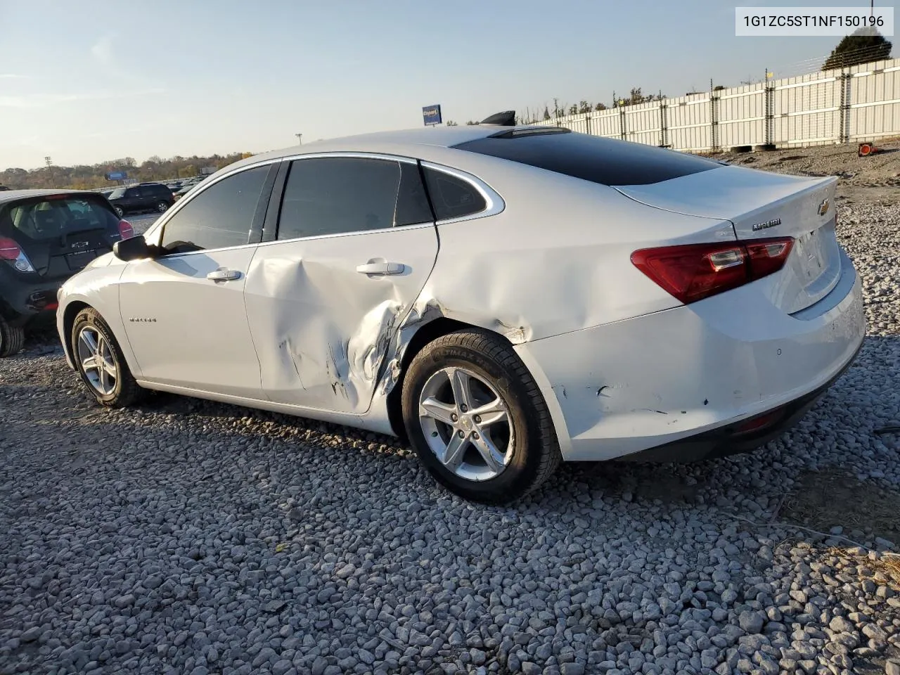 2022 Chevrolet Malibu Ls VIN: 1G1ZC5ST1NF150196 Lot: 77801694