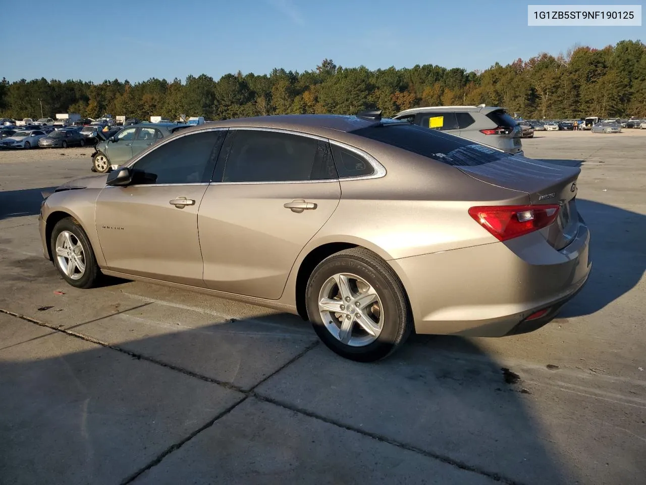 2022 Chevrolet Malibu Ls VIN: 1G1ZB5ST9NF190125 Lot: 77956714