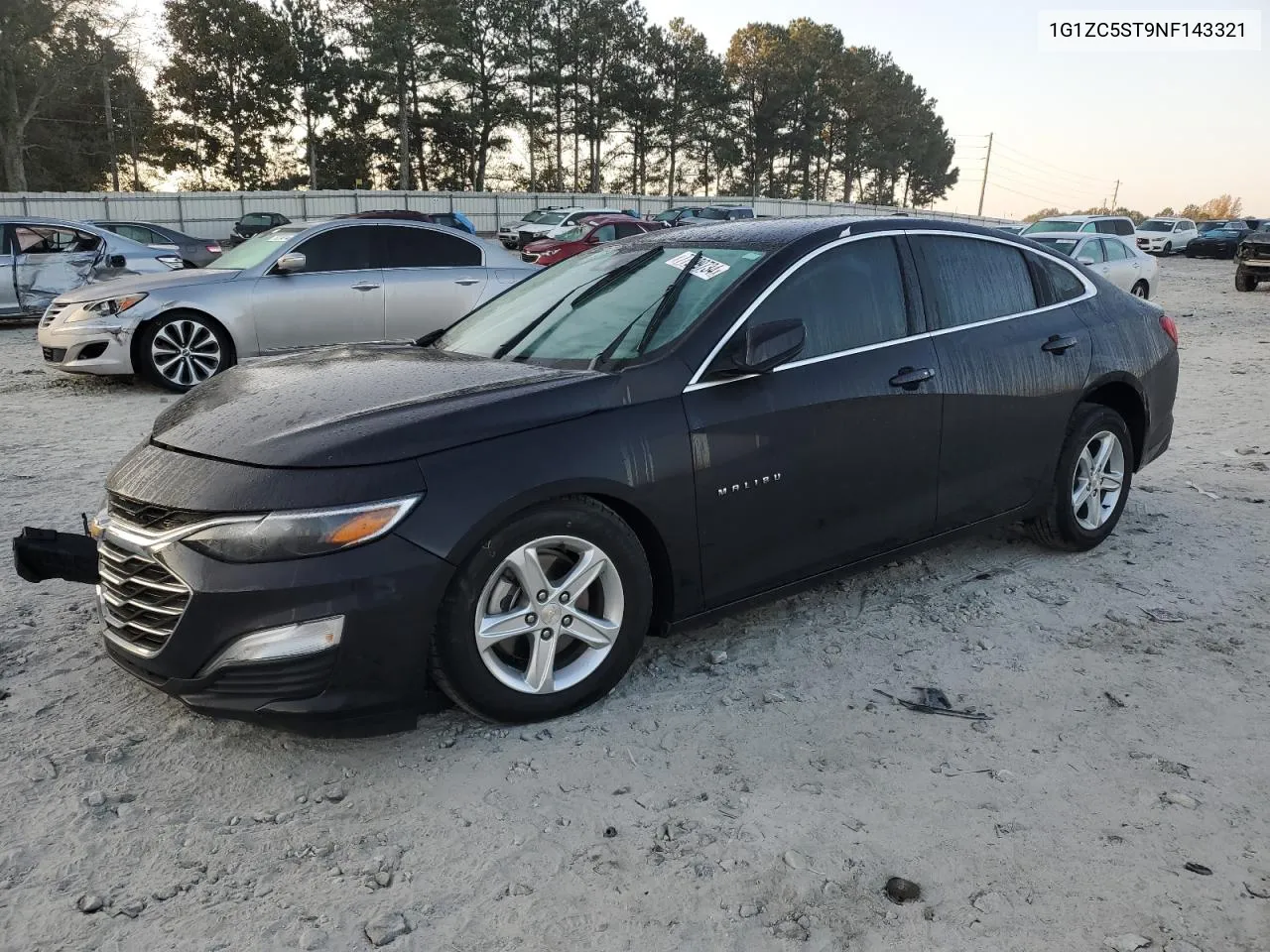 2022 Chevrolet Malibu Ls VIN: 1G1ZC5ST9NF143321 Lot: 77999734