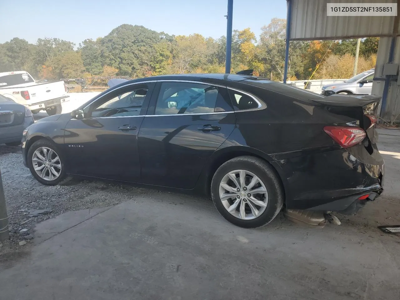 1G1ZD5ST2NF135851 2022 Chevrolet Malibu Lt