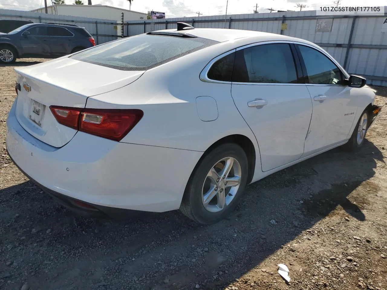 2022 Chevrolet Malibu Ls VIN: 1G1ZC5ST8NF177105 Lot: 78144694