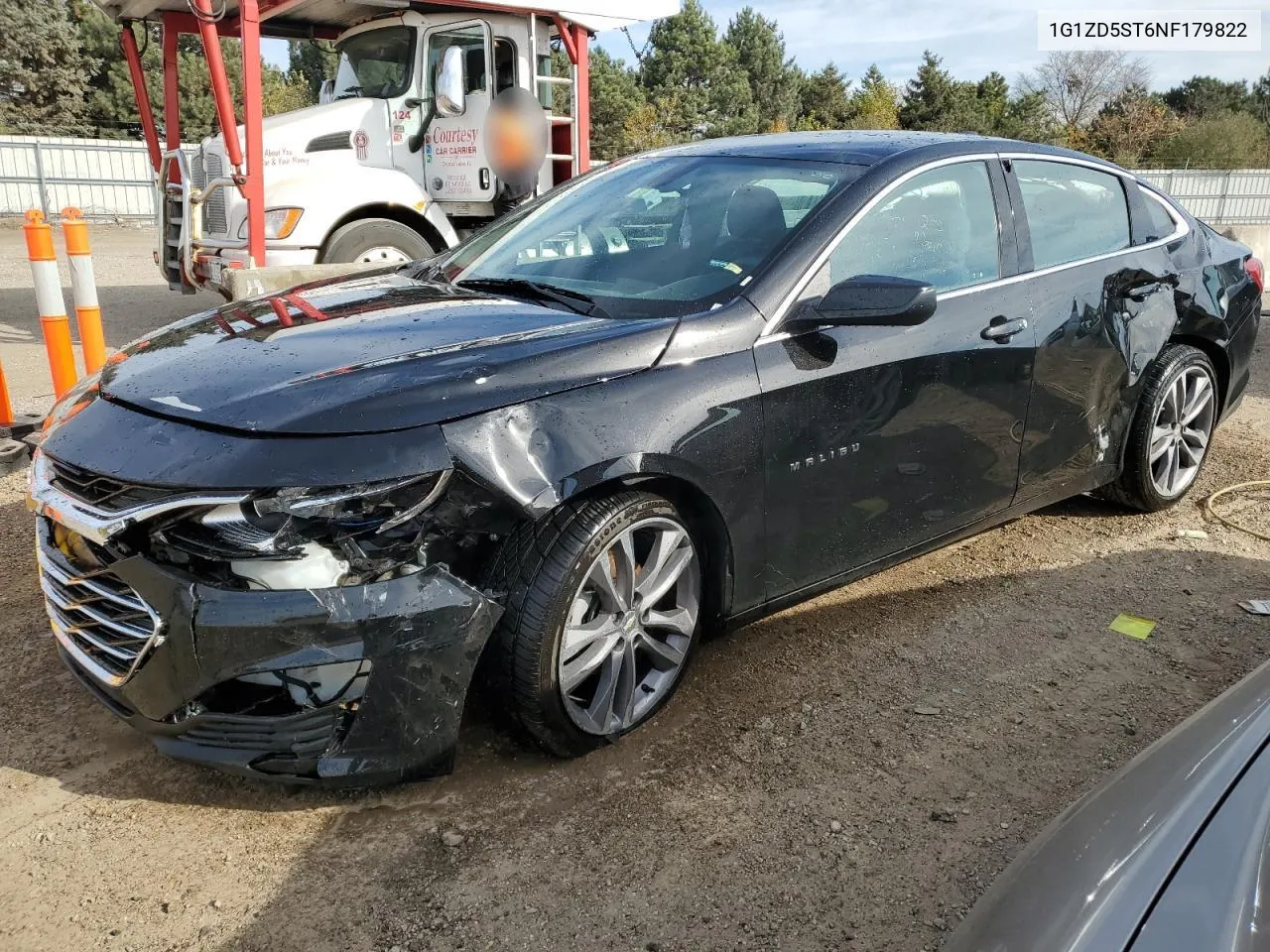 2022 Chevrolet Malibu Lt VIN: 1G1ZD5ST6NF179822 Lot: 78238224