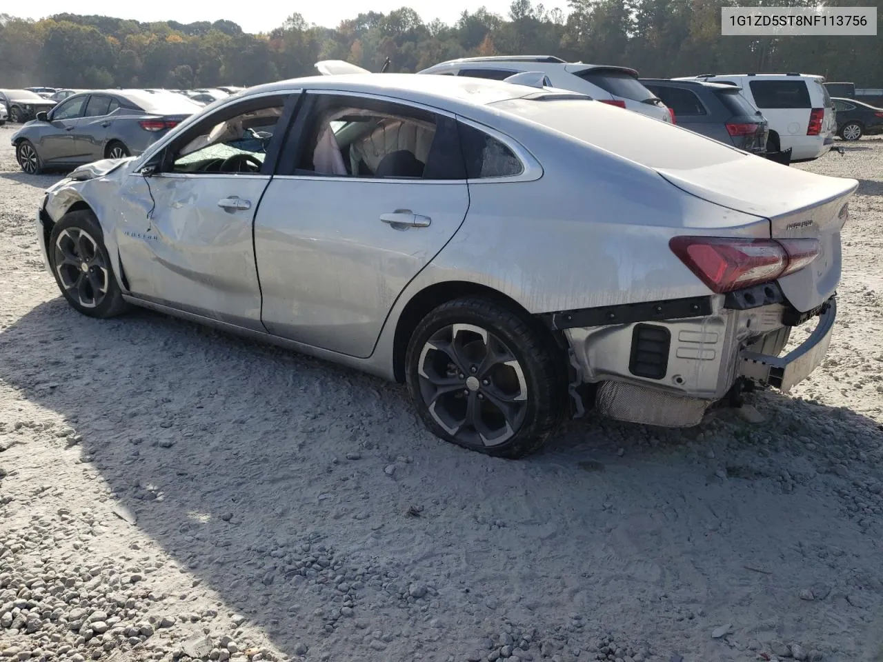 2022 Chevrolet Malibu Lt VIN: 1G1ZD5ST8NF113756 Lot: 78406364