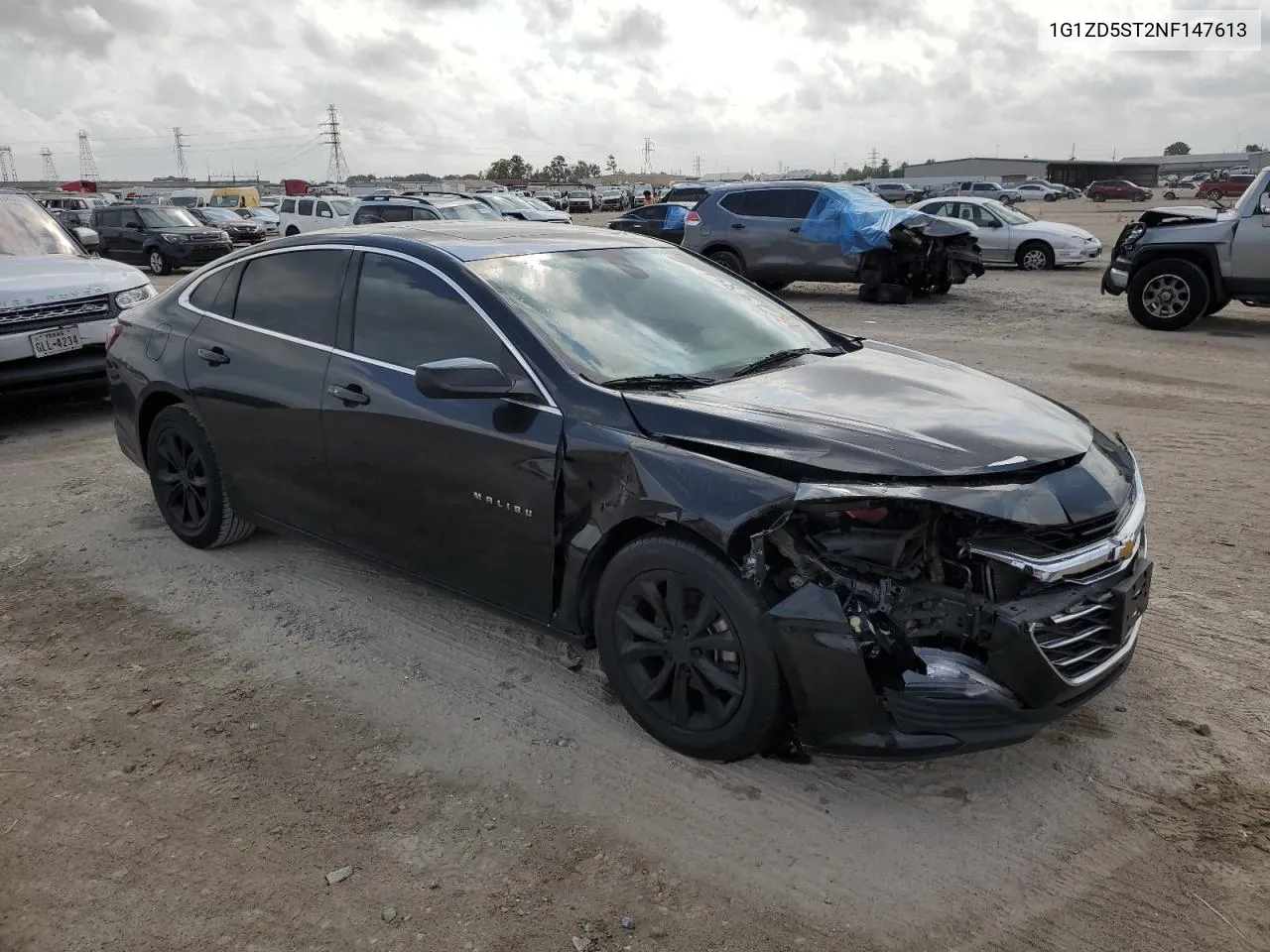 2022 Chevrolet Malibu Lt VIN: 1G1ZD5ST2NF147613 Lot: 78728454