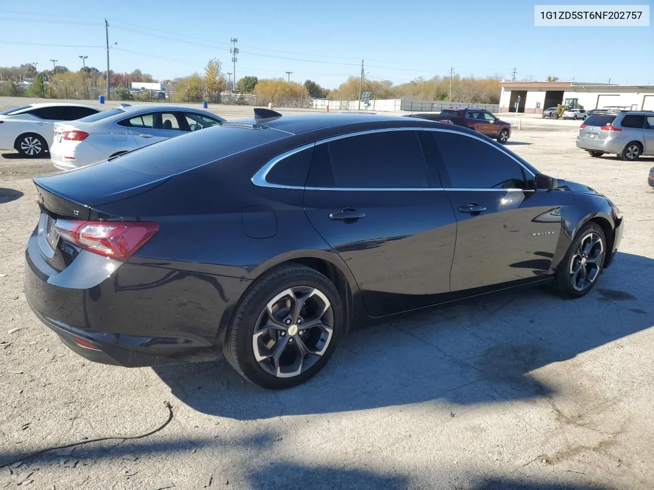 2022 Chevrolet Malibu Lt VIN: 1G1ZD5ST6NF202757 Lot: 78968584