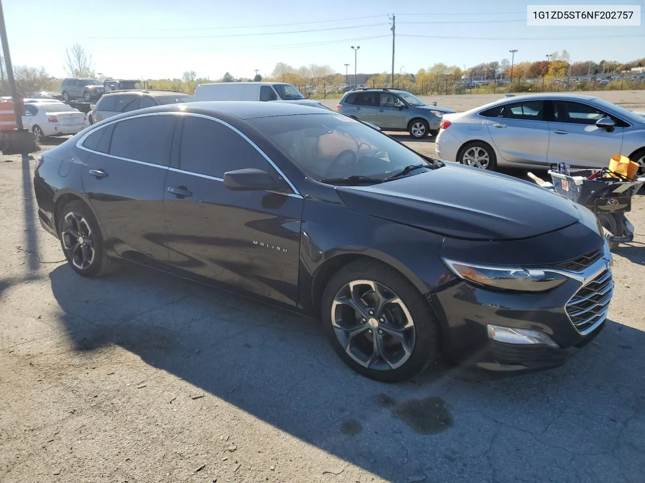 2022 Chevrolet Malibu Lt VIN: 1G1ZD5ST6NF202757 Lot: 78968584