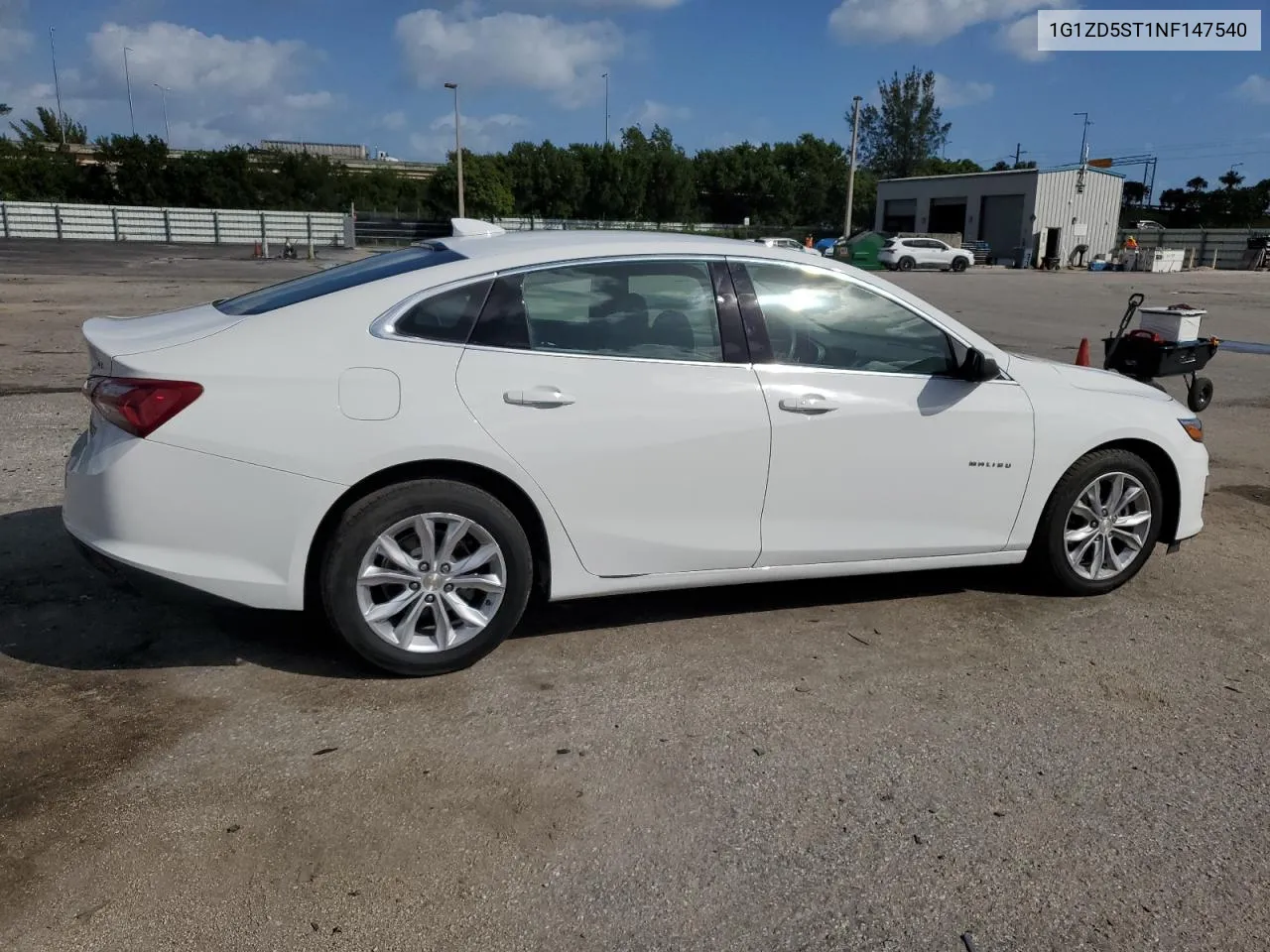 2022 Chevrolet Malibu Lt VIN: 1G1ZD5ST1NF147540 Lot: 79008794