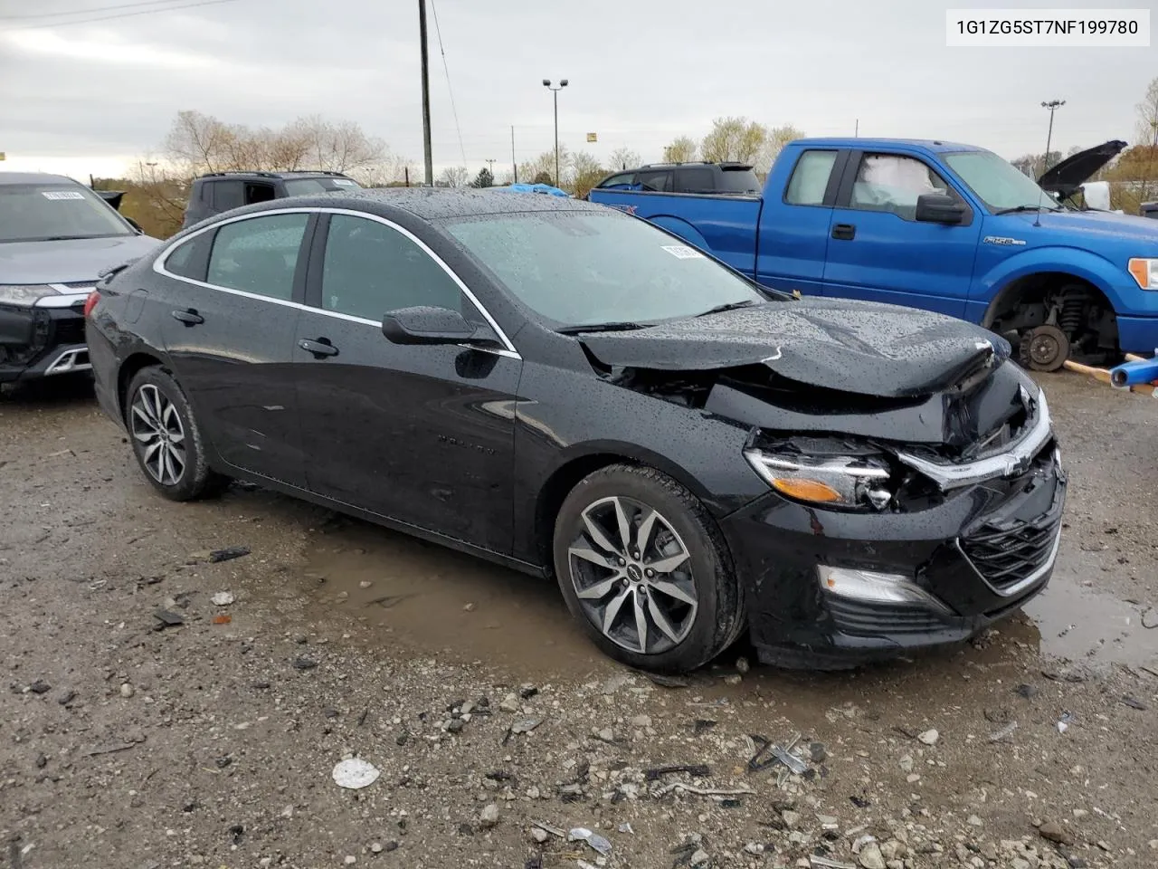 2022 Chevrolet Malibu Rs VIN: 1G1ZG5ST7NF199780 Lot: 79139674