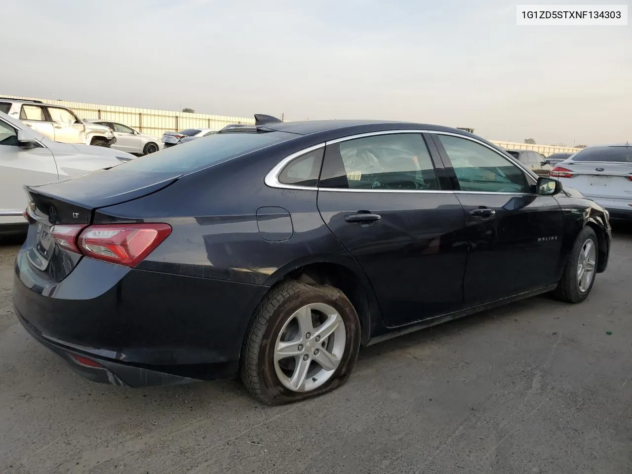 2022 Chevrolet Malibu Lt VIN: 1G1ZD5STXNF134303 Lot: 79557034