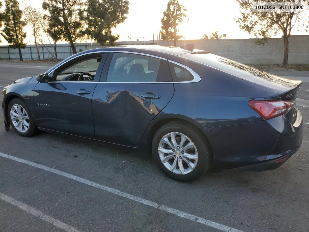 2022 Chevrolet Malibu Lt VIN: 1G1ZD5ST5NF163806 Lot: 79777434