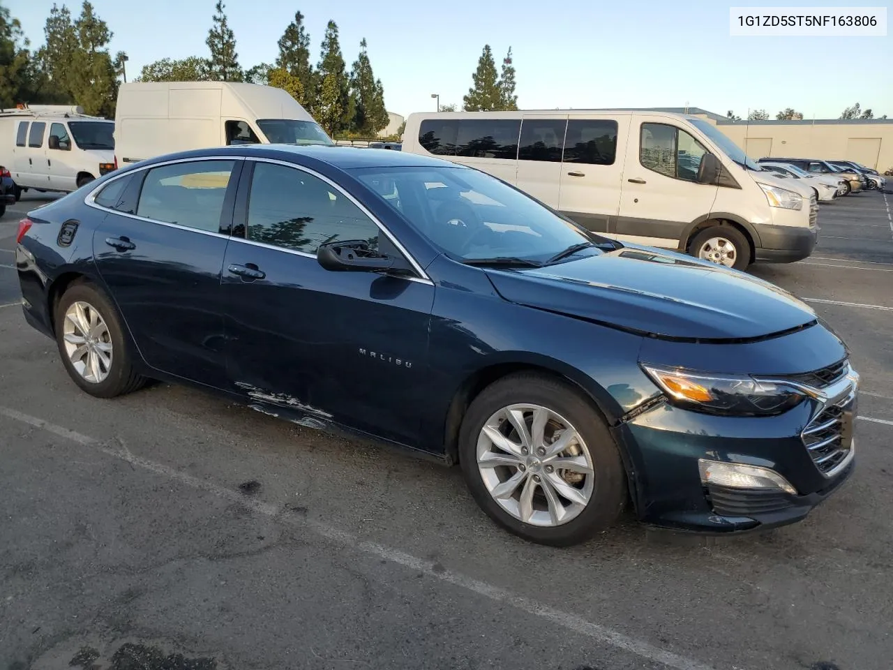 2022 Chevrolet Malibu Lt VIN: 1G1ZD5ST5NF163806 Lot: 79777434