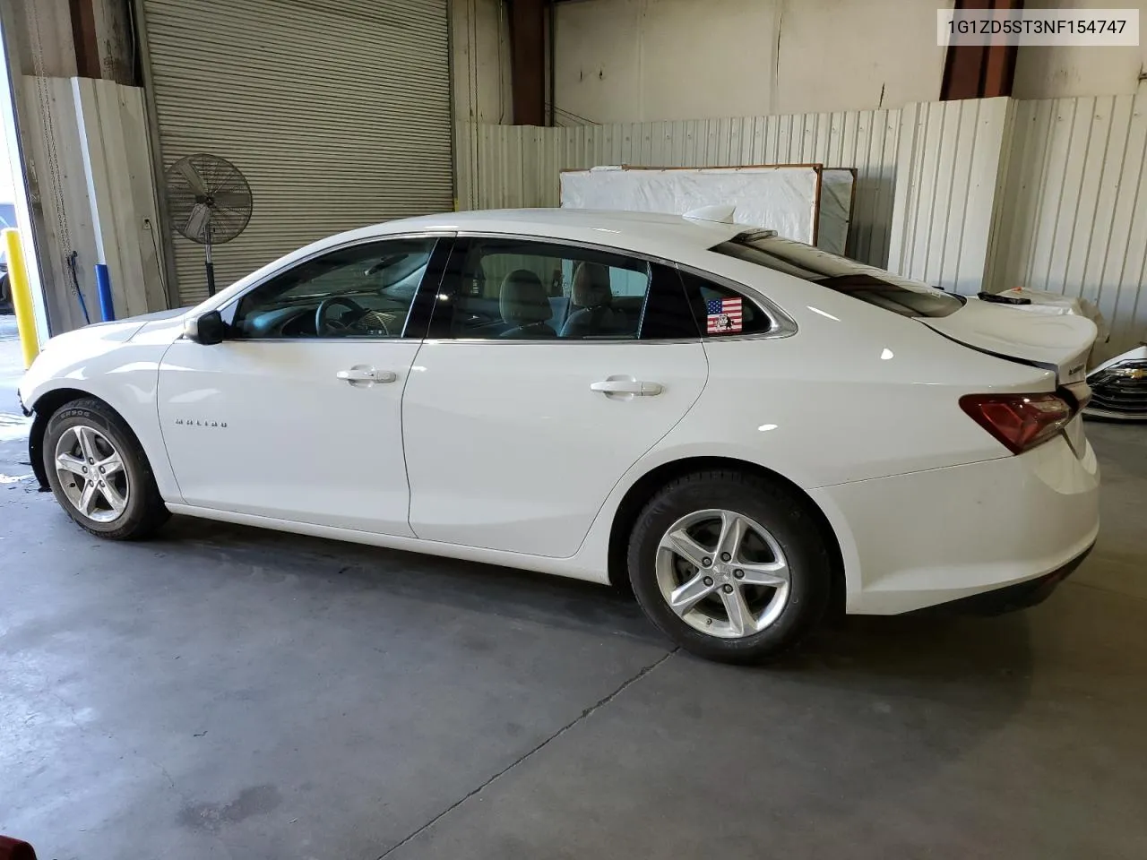 2022 Chevrolet Malibu Lt VIN: 1G1ZD5ST3NF154747 Lot: 80063744