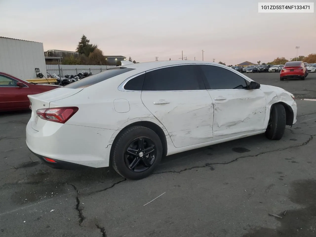 2022 Chevrolet Malibu Lt VIN: 1G1ZD5ST4NF133471 Lot: 80064244