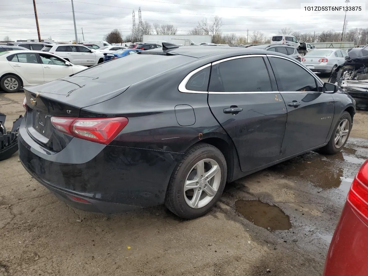 2022 Chevrolet Malibu Lt VIN: 1G1ZD5ST6NF133875 Lot: 80085834