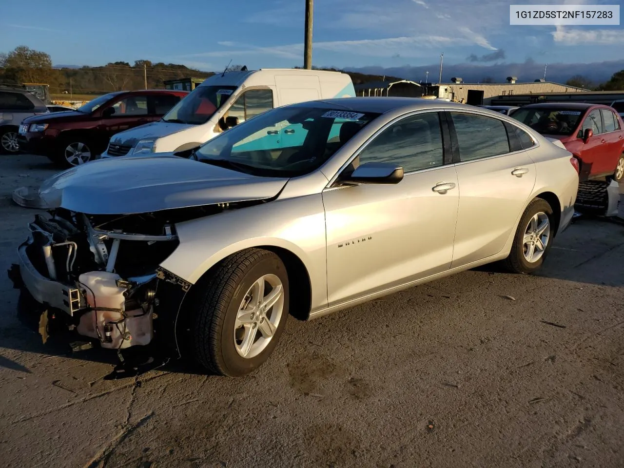 2022 Chevrolet Malibu Lt VIN: 1G1ZD5ST2NF157283 Lot: 80133354