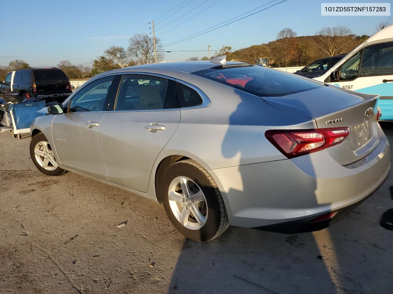 2022 Chevrolet Malibu Lt VIN: 1G1ZD5ST2NF157283 Lot: 80133354