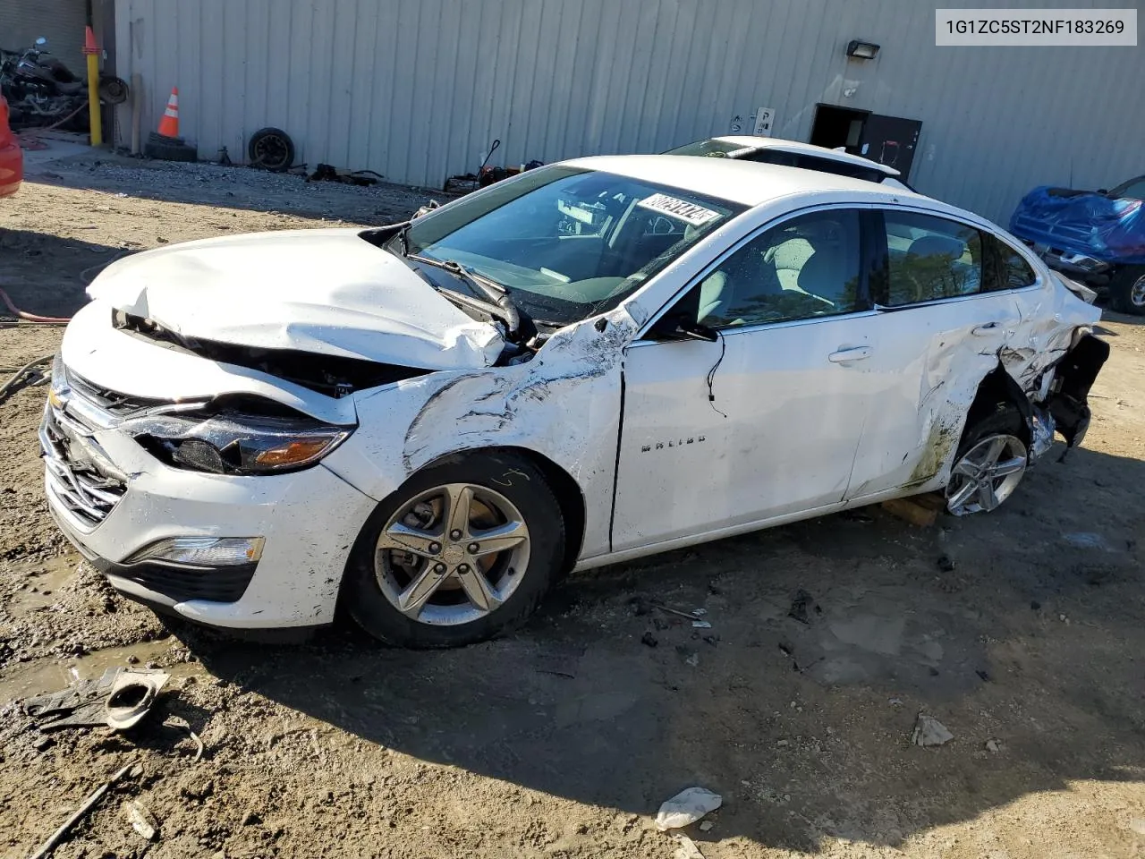 2022 Chevrolet Malibu Ls VIN: 1G1ZC5ST2NF183269 Lot: 80291474