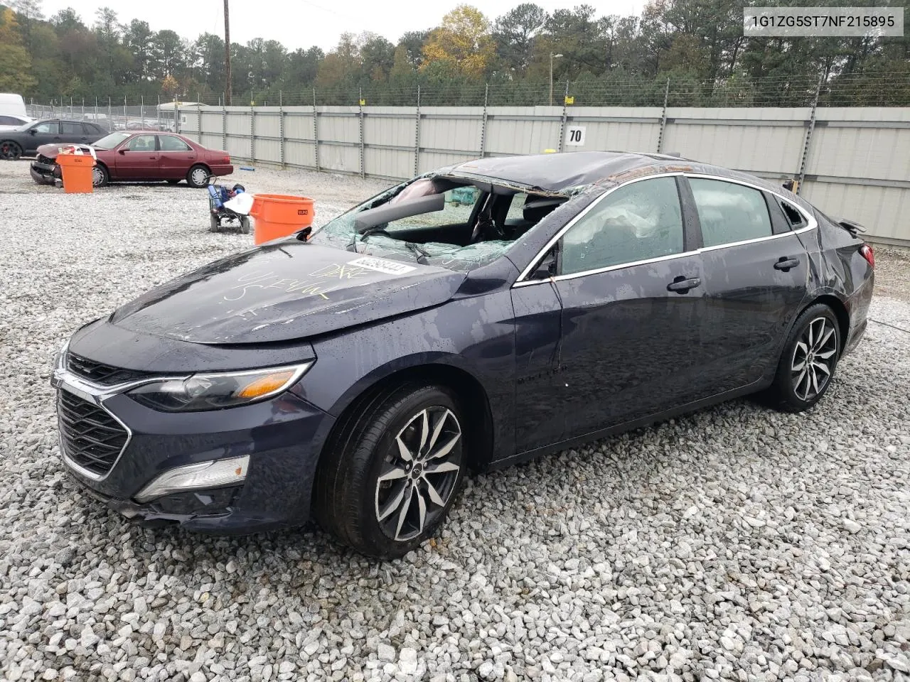 2022 Chevrolet Malibu Rs VIN: 1G1ZG5ST7NF215895 Lot: 80298444